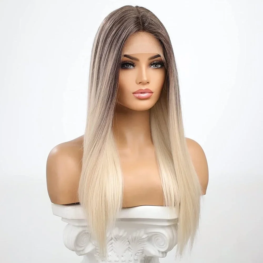 Platinum Blonde Lace Front Wig